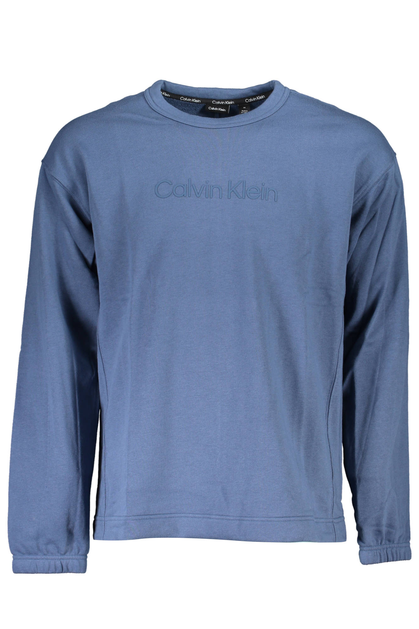 CALVIN KLEIN Sweatshirt Herren – Blaues Langarm-Sweatshirt mit Logo Blau