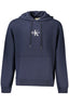 Calvin Klein Herren-Sweatshirt Mit Reissverschluss Blau Blau