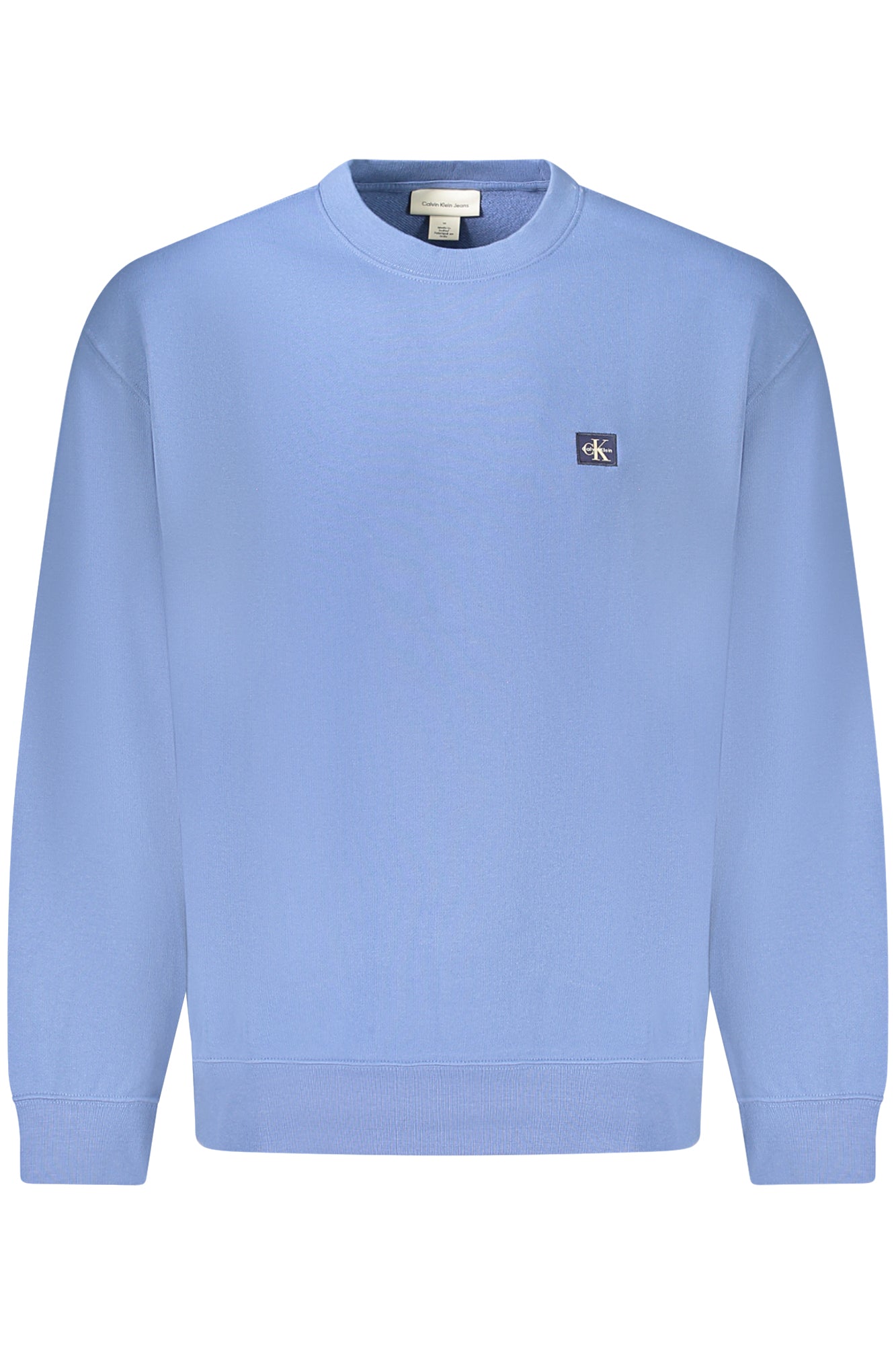 Calvin Klein Herren-Sweatshirt Mit Zip Weiss Blau