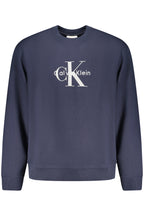 CALVIN KLEIN HERREN-SWEATSHIRT, BLAU, MIT REISSVERSCHLUSS
