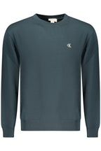 CALVIN KLEIN HERREN-SWEATSHIRT, BLAU, MIT REISSVERSCHLUSS