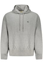 CALVIN KLEIN Herren-Sweatshirt mit Reißverschluss, grau