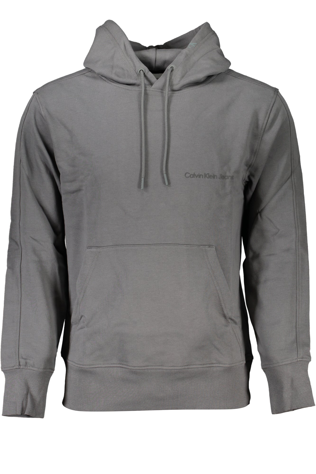 Calvin Klein Herren-Sweatshirt Grau Mit Reissverschluss Grau