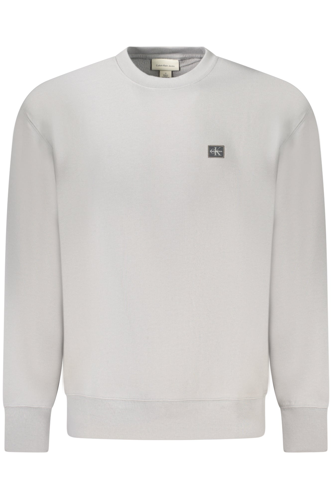 Calvin Klein Herren-Sweatshirt Mit Zip Weiss Grau
