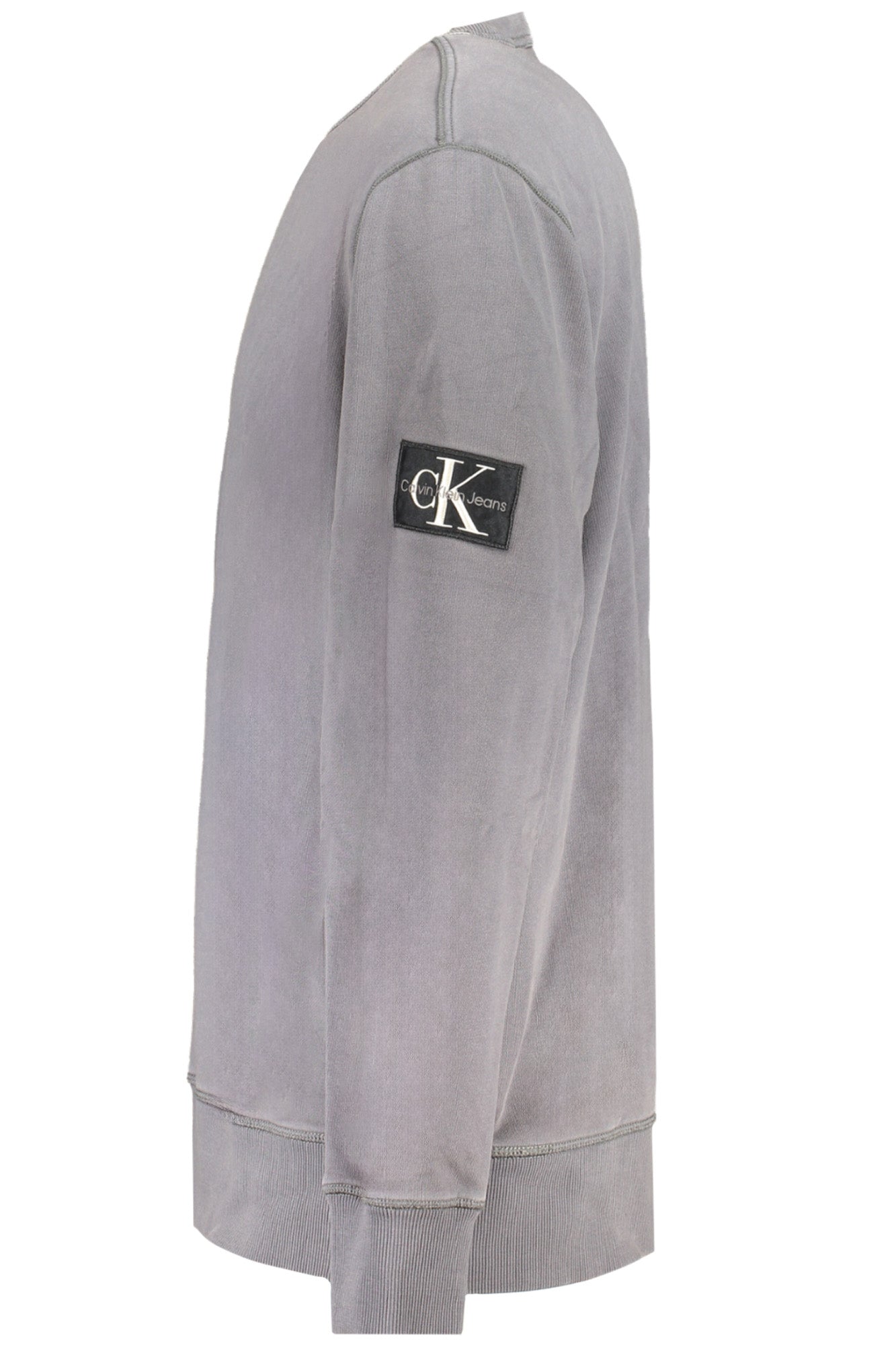 Calvin Klein Herren-Sweatshirt Grau Mit Reissverschluss Grau