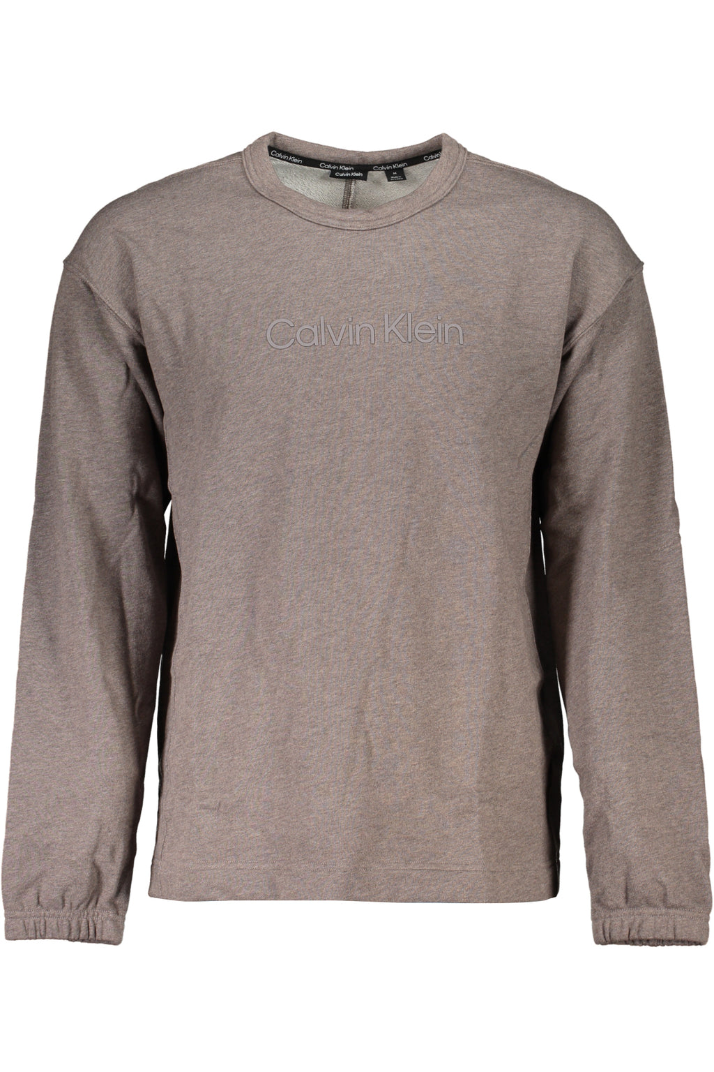 CALVIN KLEIN HERREN-SWEATSHIRT MIT BRAUNEM REISSVERSCHLUSS