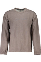 CALVIN KLEIN HERREN-SWEATSHIRT MIT BRAUNEM REISSVERSCHLUSS