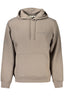 Calvin Klein Sweatshirt Herren mit Reißverschluss – Braun, Kapuze & Logo-Print Braun