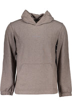 CALVIN KLEIN HERREN-SWEATSHIRT MIT BRAUNEM REISSVERSCHLUSS