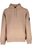 CALVIN KLEIN Sweatshirt Herren Braun – Kapuzenpullover aus Baumwolle für Herbst/Winter Braun
