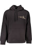 Calvin Klein Sweatshirt Herren – Kapuzenpullover aus Baumwolle-Mix für Freizeit Schwarz