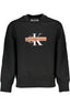 Calvin Klein Schwarzes Herren-Sweatshirt Mit Reissverschluss Schwarz