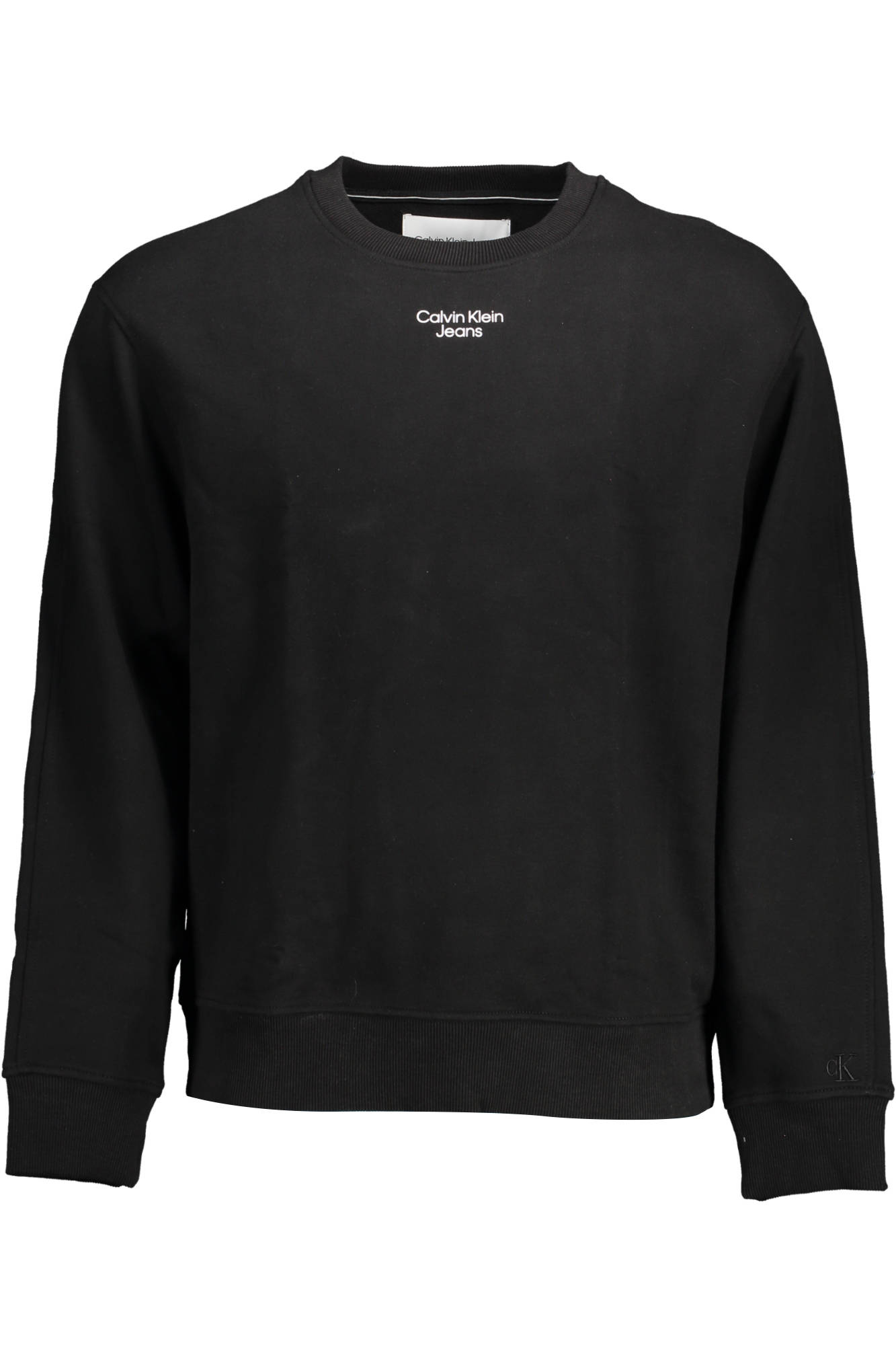 Calvin Klein Sweatshirt Ohne Reissverschluss Herren Schwarz Schwarz Hauptbild