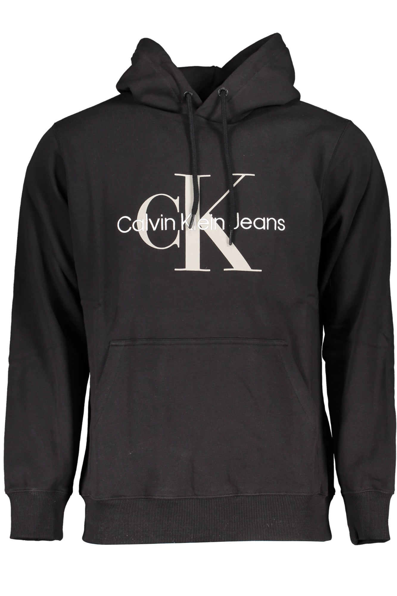 CALVIN KLEIN BLACK MEN'S SWEATSHIRT WITH ZIPPER Main image