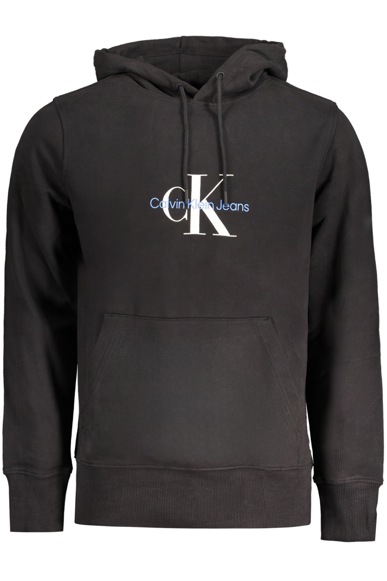 Calvin Klein Schwarzes Herren-Sweatshirt Mit Reissverschluss Schwarz Hauptbild