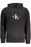 Calvin Klein Schwarzes Herren-Sweatshirt Mit Reissverschluss Schwarz
