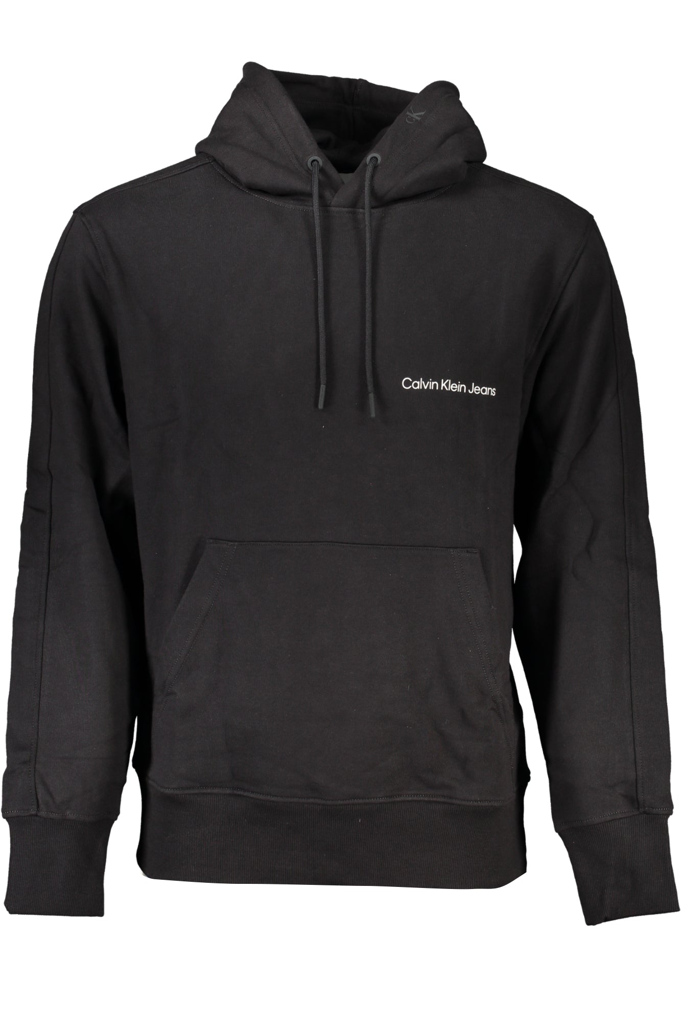 Calvin Klein Herren-Sweatshirt Grau Mit Reissverschluss Schwarz
