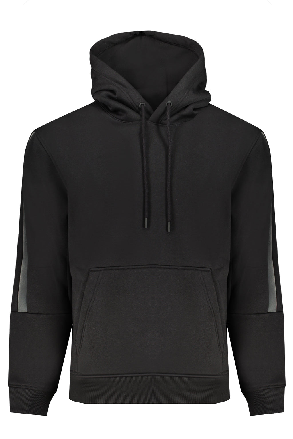 CALVIN KLEIN SCHWARZES HERREN-SWEATSHIRT MIT ZIP-OUT