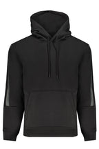 CALVIN KLEIN SCHWARZES HERREN-SWEATSHIRT MIT ZIP-OUT