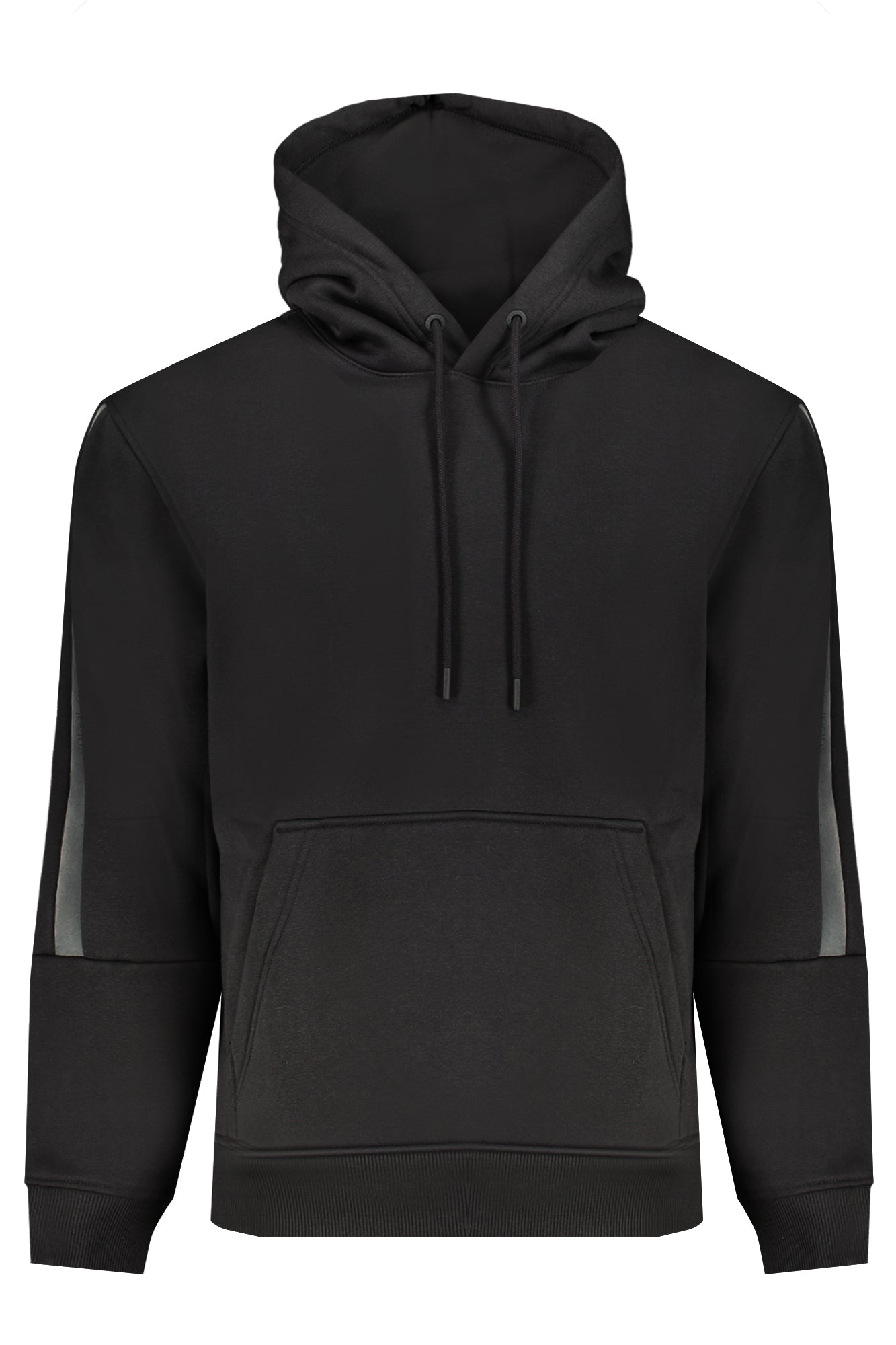 CALVIN KLEIN SCHWARZES HERREN-SWEATSHIRT MIT ZIP-OUT