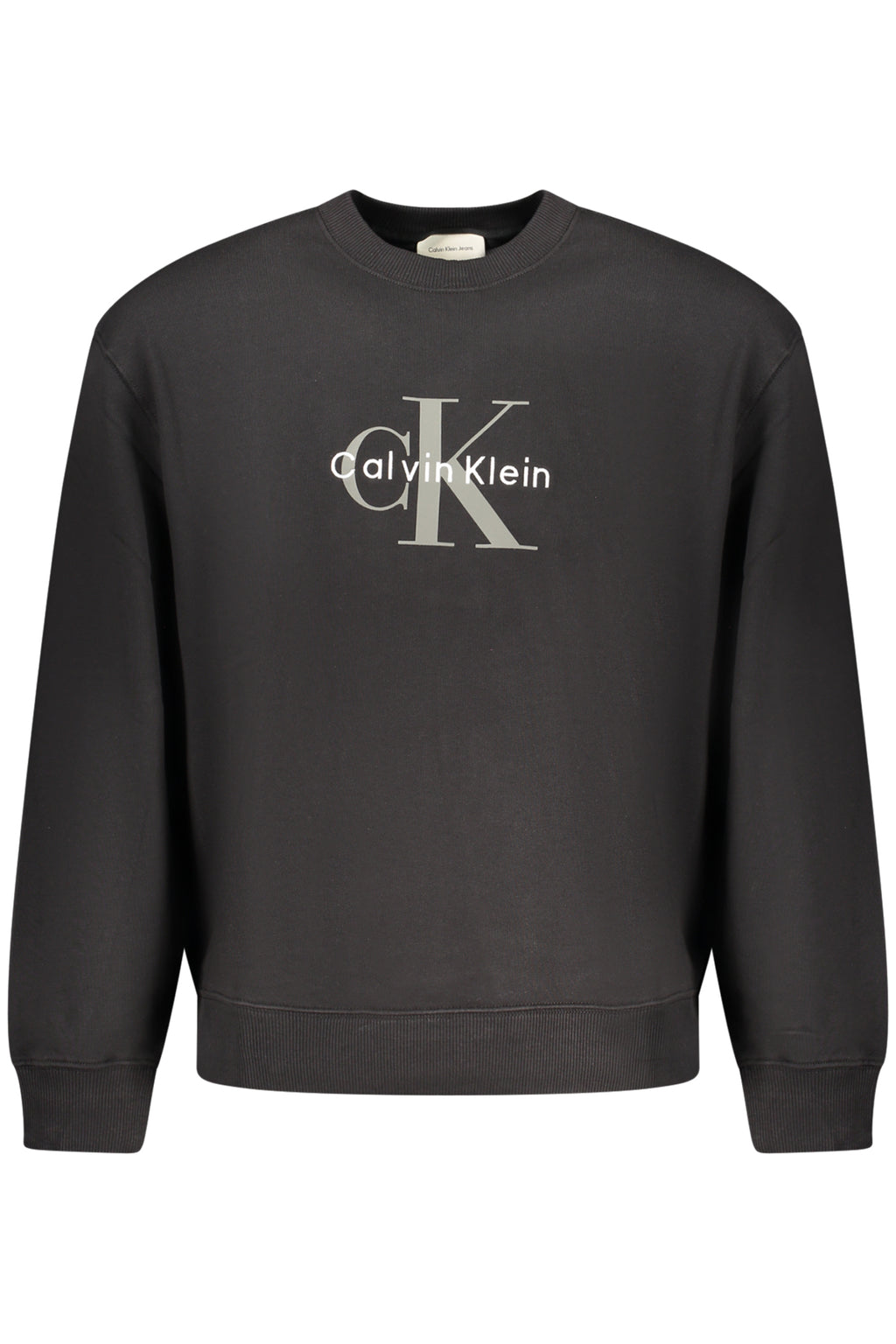 CALVIN KLEIN HERREN SCHWARZES SWEATSHIRT MIT REISSVERSCHLUSS