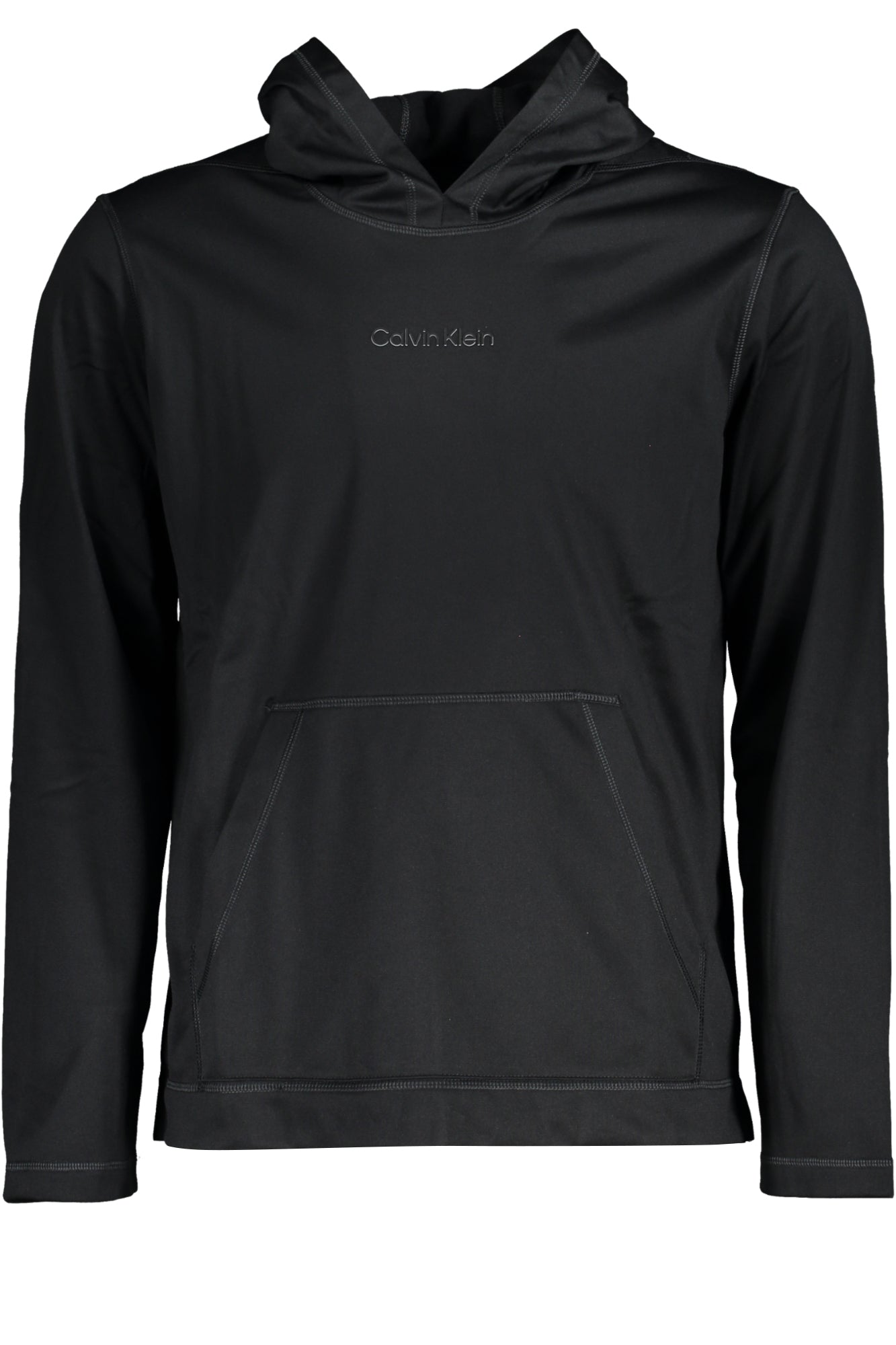 Calvin Klein Sweatshirt Herren mit Reißverschluss – Schwarzes Kapuzen-Sweatshirt Schwarz Hauptbild
