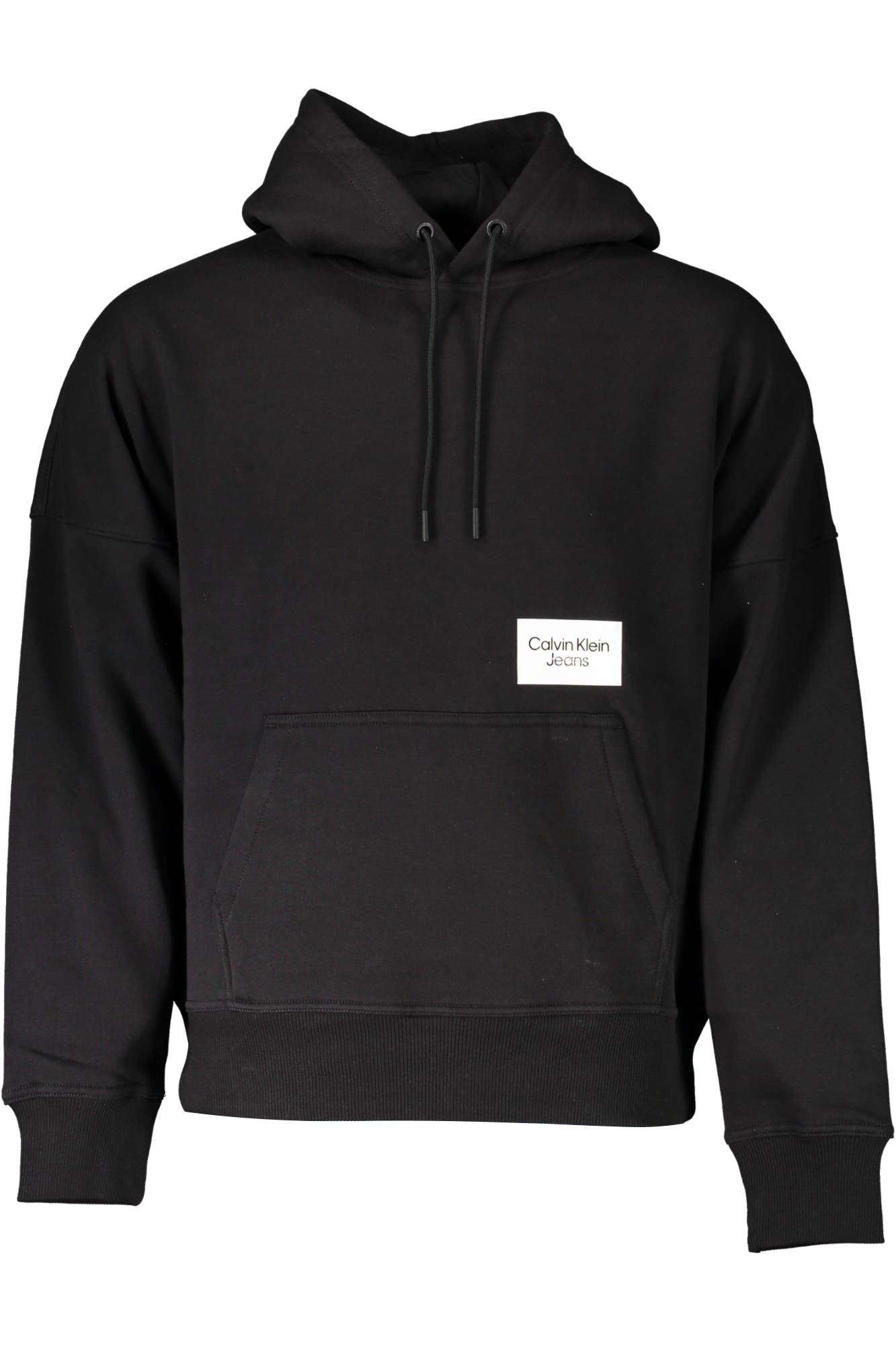 Calvin Klein Herren Schwarzes Sweatshirt Mit Reissverschluss Schwarz