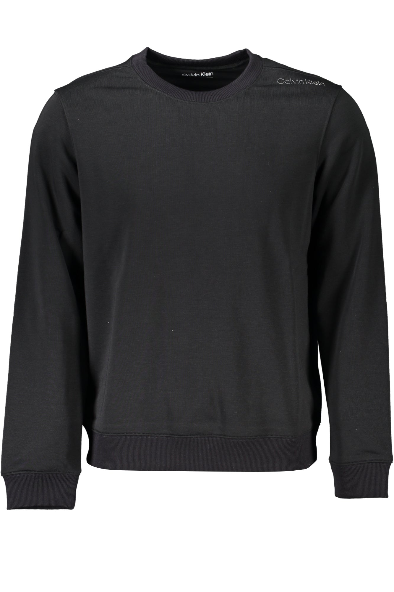 CALVIN KLEIN BLACK MEN'S SWEATSHIRT WITH ZIPPER Main image