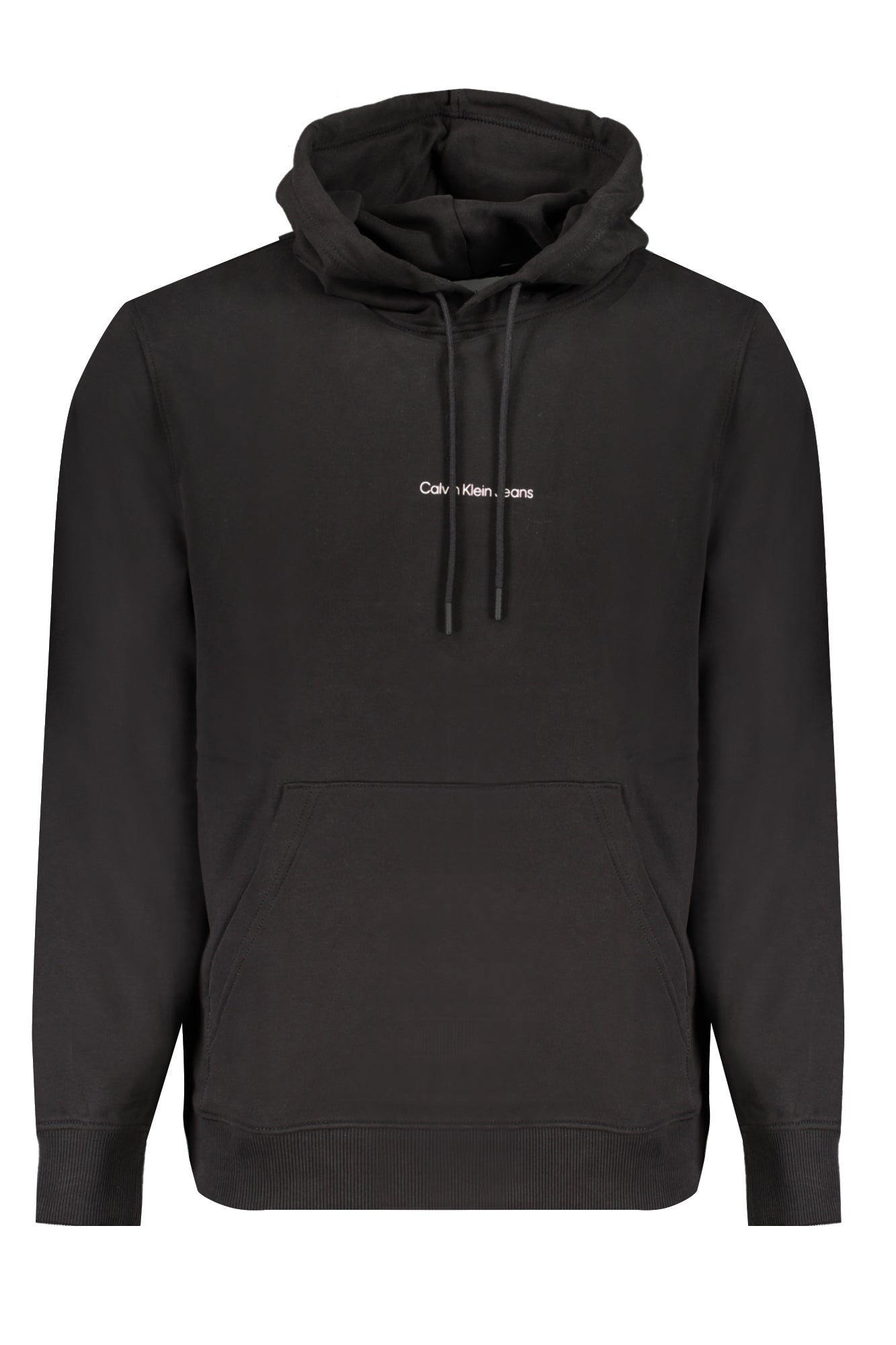 Calvin Klein Schwarzes Herren-Sweatshirt Mit Reissverschluss Schwarz Hauptbild