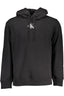 Calvin Klein Schwarzes Herren-Sweatshirt Mit Reissverschluss Schwarz