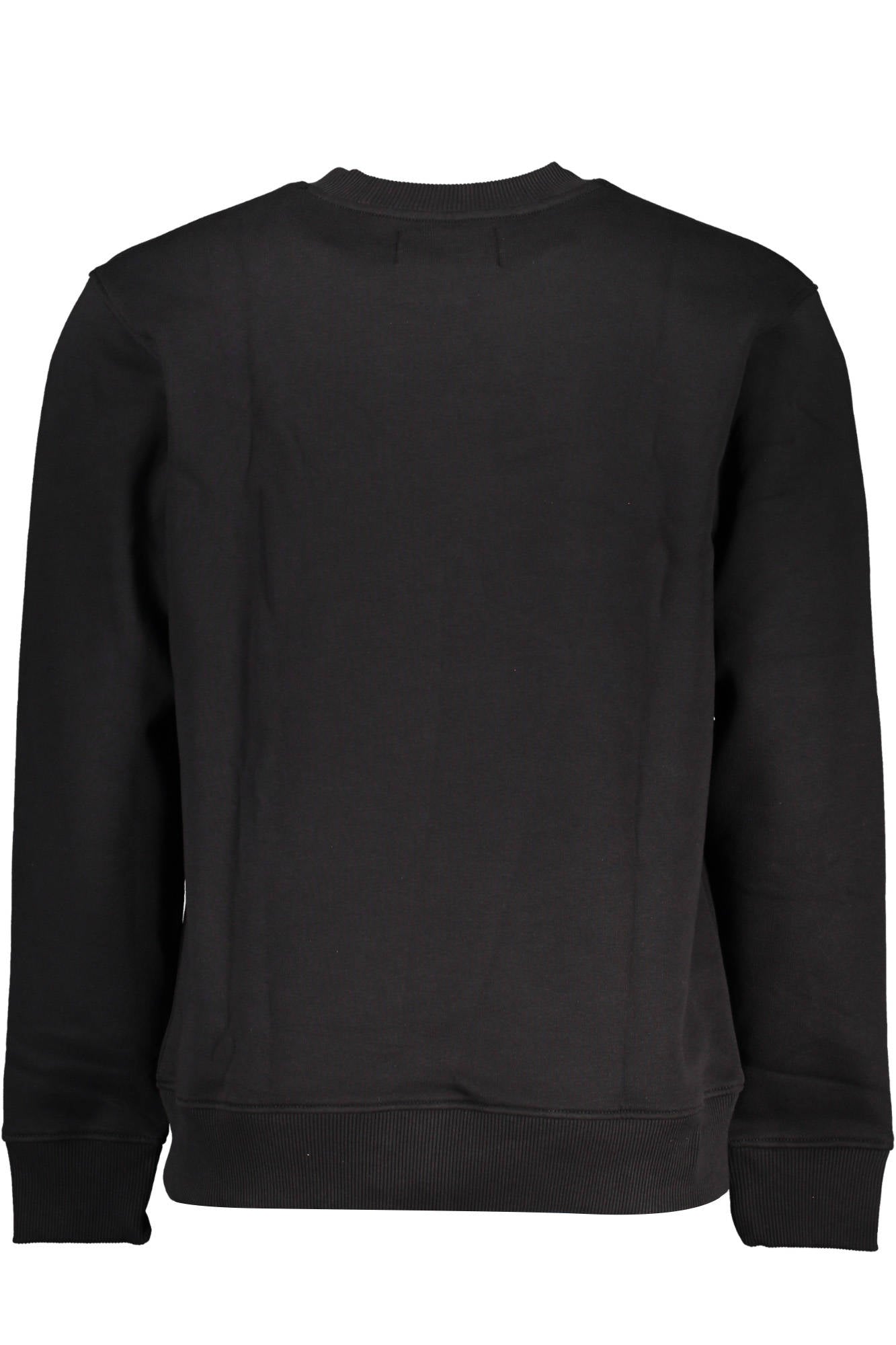 Calvin Klein Schwarzes Herren-Sweatshirt Mit Reissverschluss Schwarz