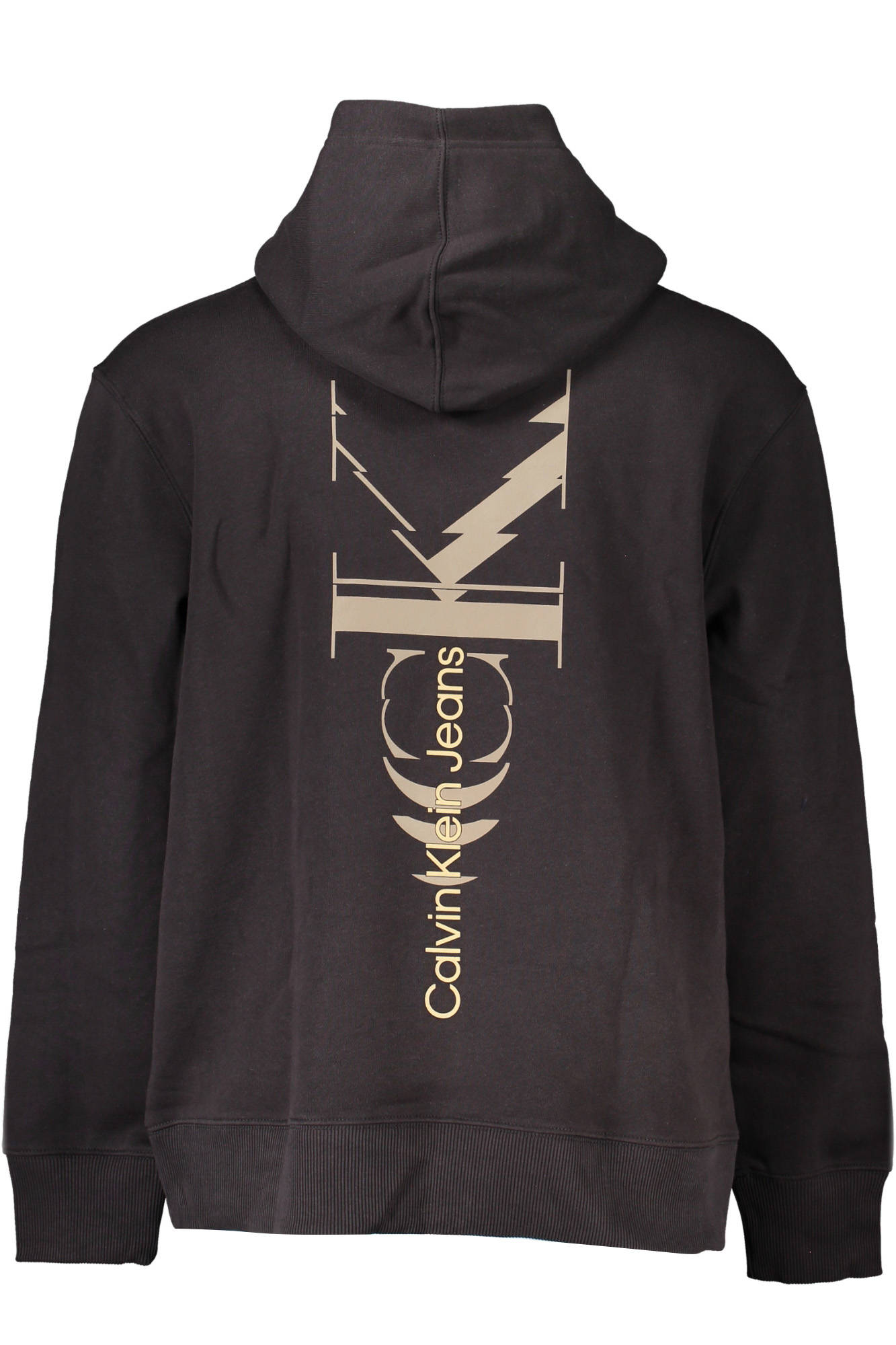 Calvin Klein Sweatshirt Herren – Kapuzenpullover aus Baumwolle-Mix für Freizeit Schwarz