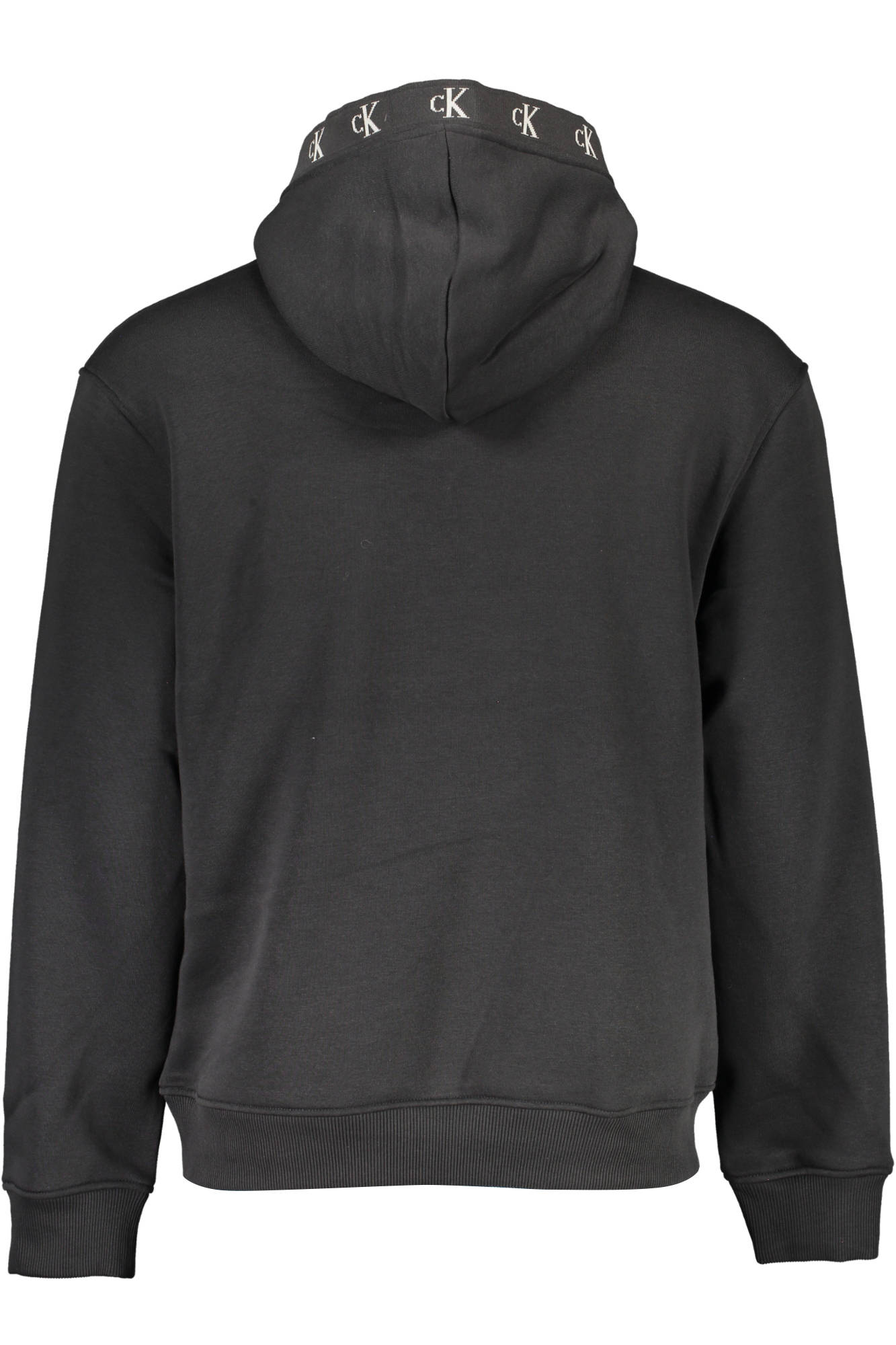 Calvin Klein Herren Schwarzes Sweatshirt Mit Reissverschluss Schwarz