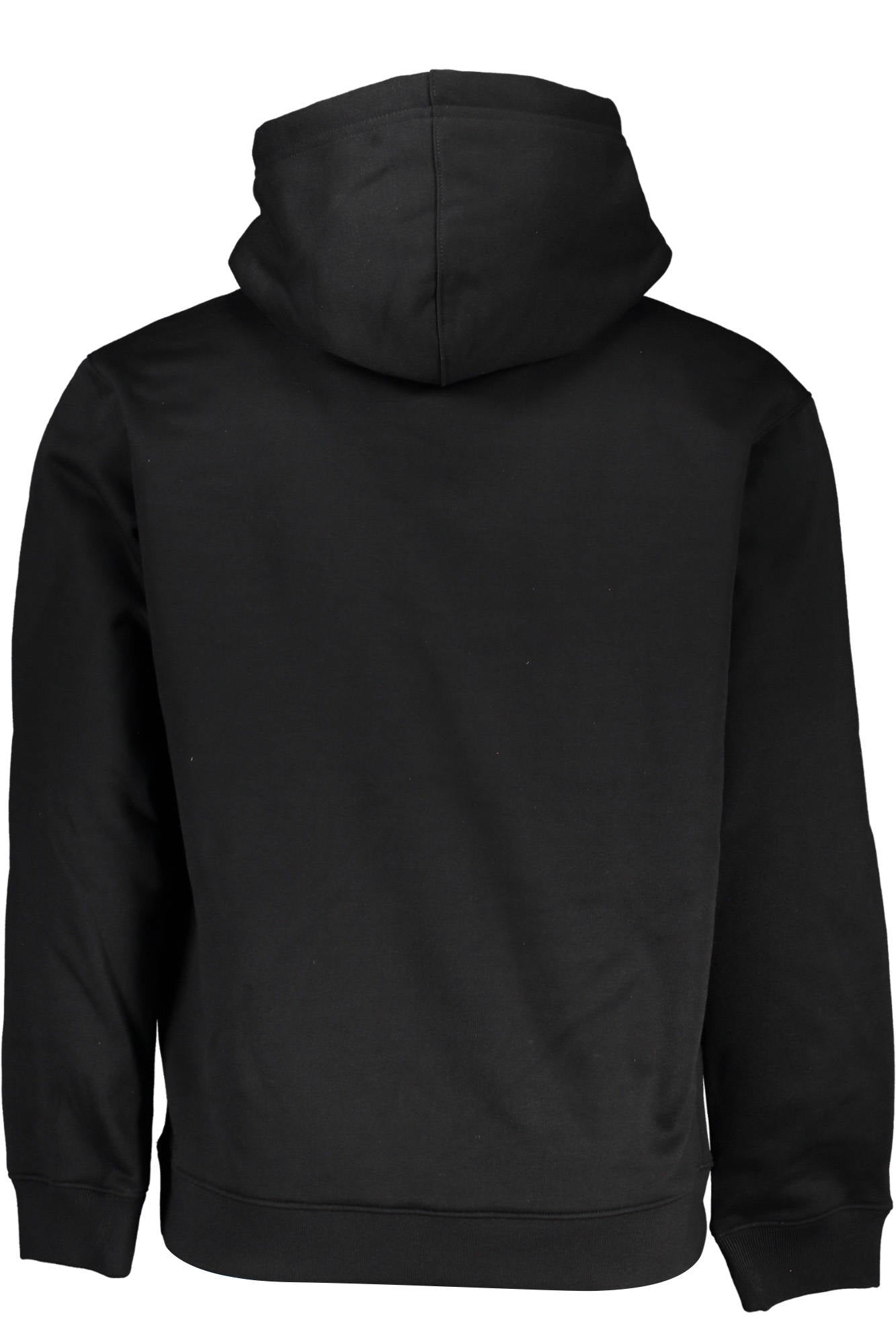 Calvin Klein Schwarzes Herren-Sweatshirt Mit Reissverschluss Schwarz