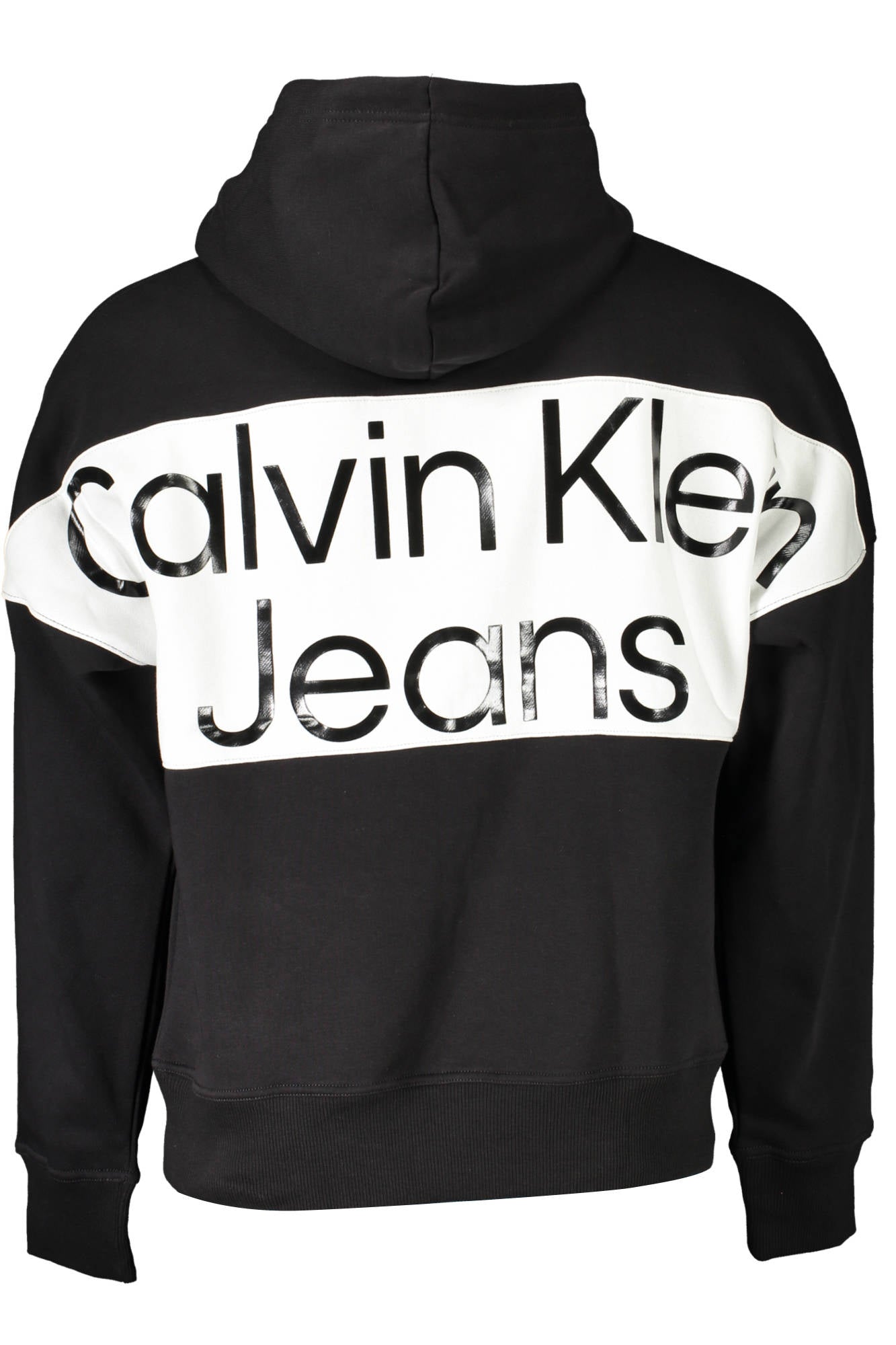 Calvin Klein Herren Schwarzes Sweatshirt Mit Reissverschluss Schwarz