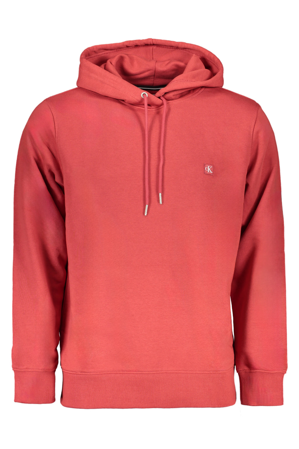 CALVIN KLEIN HERREN-SWEATSHIRT MIT ZIP-OUT IN ROT