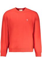 CALVIN KLEIN HERREN ROTES SWEATSHIRT MIT REISSVERSCHLUSS