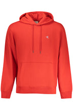 CALVIN KLEIN HERREN ROTES SWEATSHIRT MIT REISSVERSCHLUSS