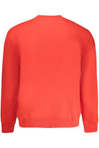CALVIN KLEIN HERREN ROTES SWEATSHIRT MIT REISSVERSCHLUSS