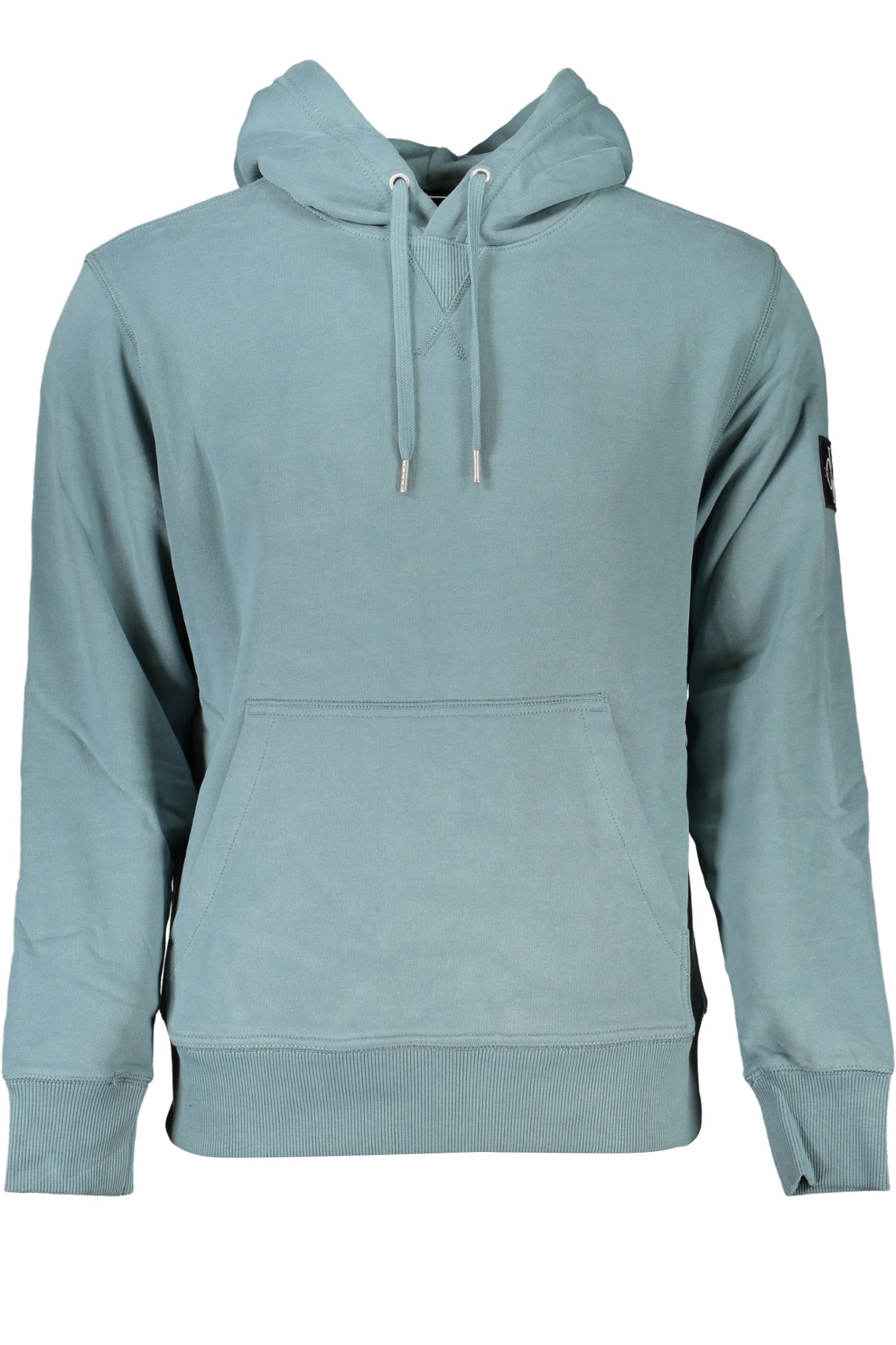 CALVIN KLEIN GREEN ZIPPER SWEATSHIRT FOR MEN Main image