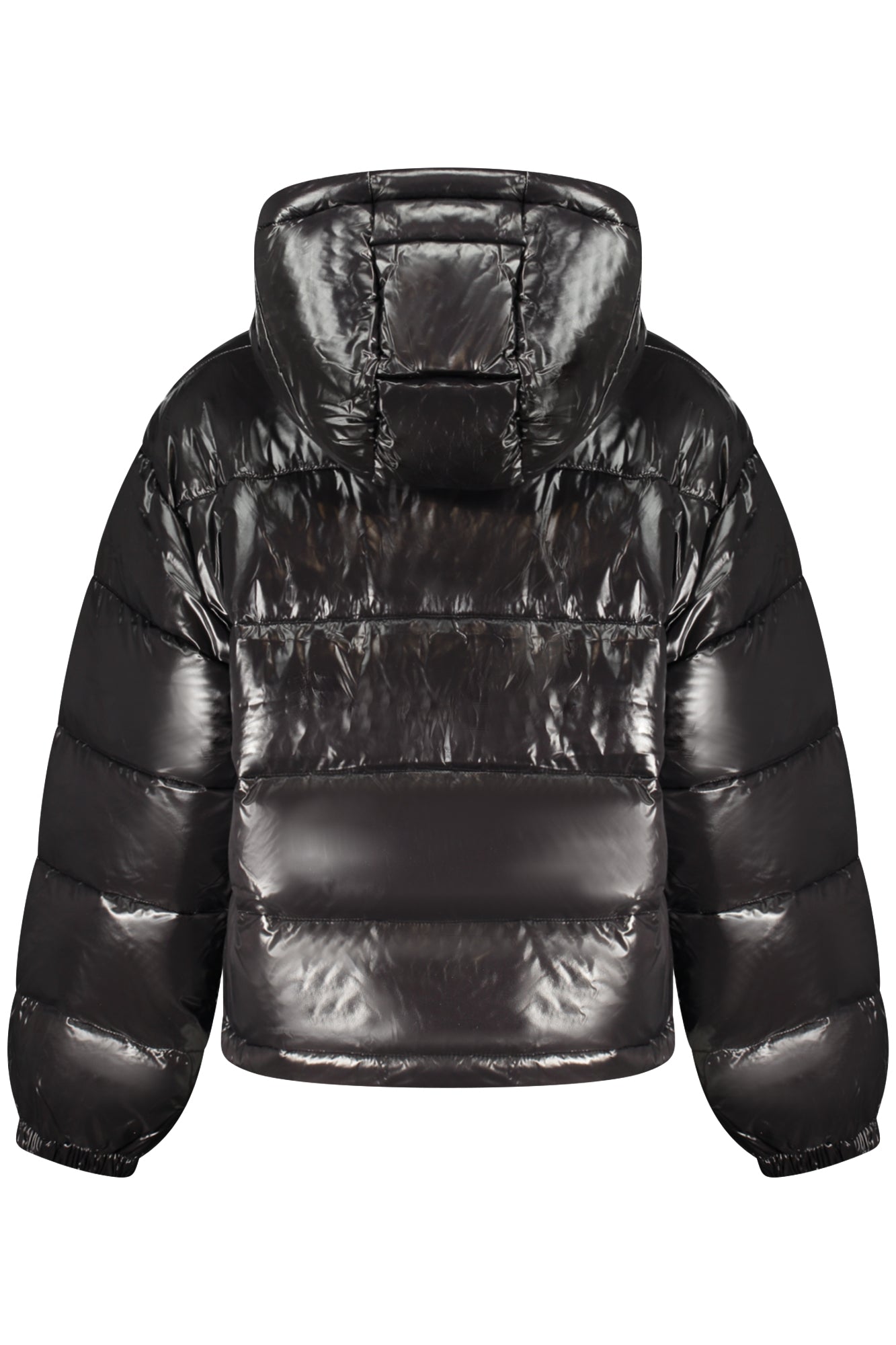 CALVIN KLEIN Damen Jacke – mit Kapuze, mit Taschen Schwarz