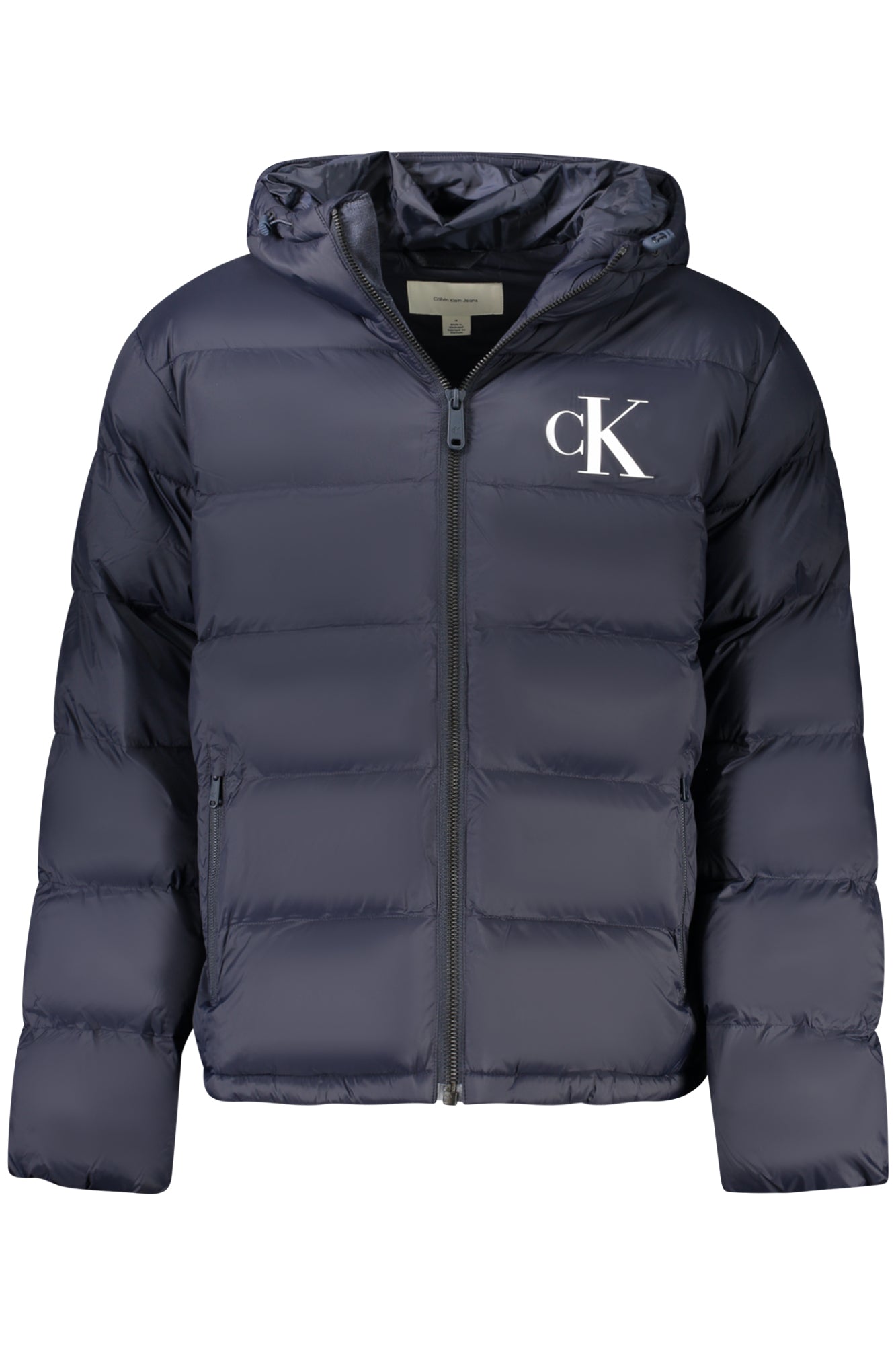 CALVIN KLEIN Herren Jacke – Langarm-Jacke, mit Kapuze Blau