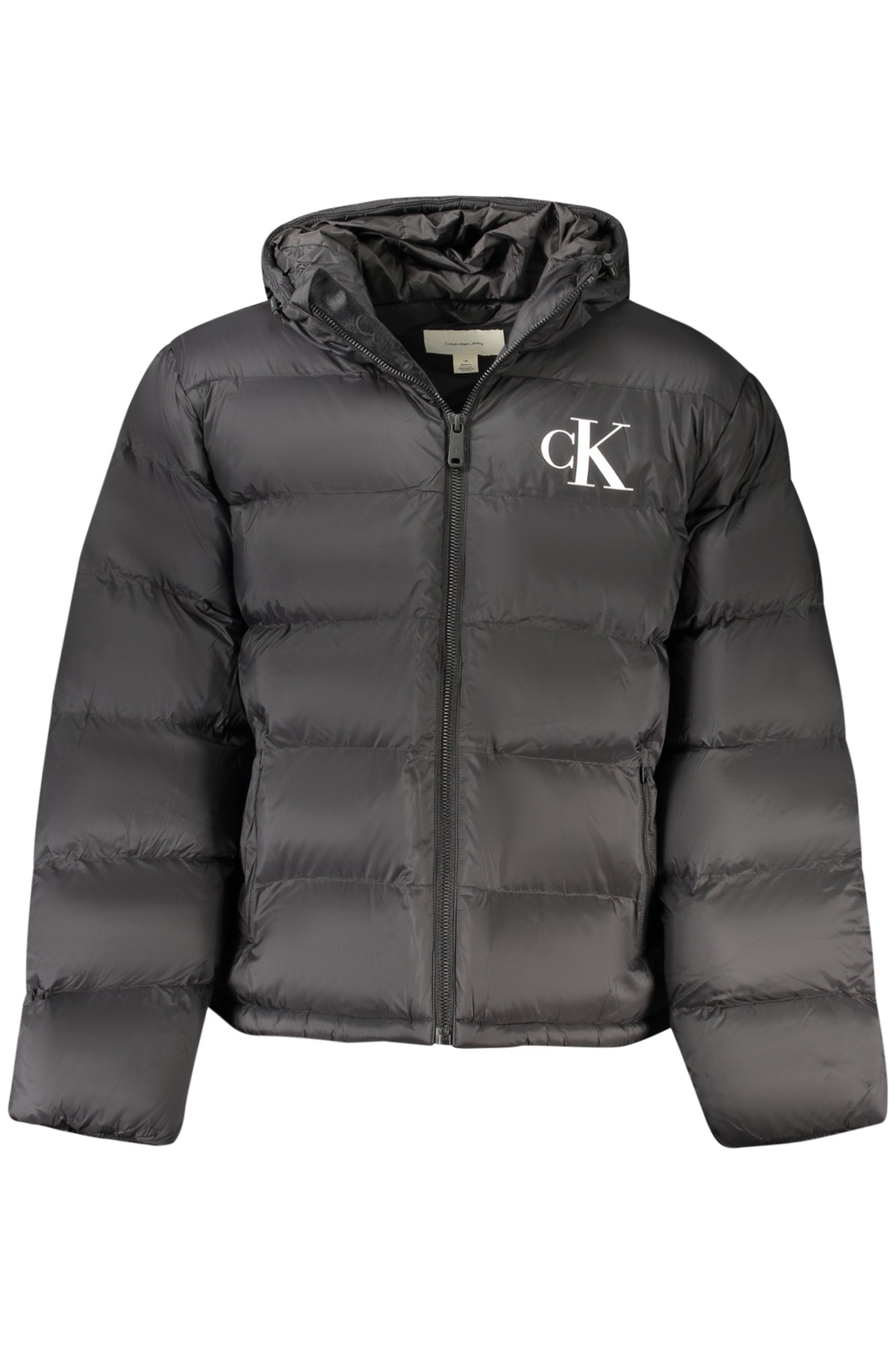 CALVIN KLEIN Herren Jacke – Langarm-Jacke, mit Kapuze Schwarz Hauptbild