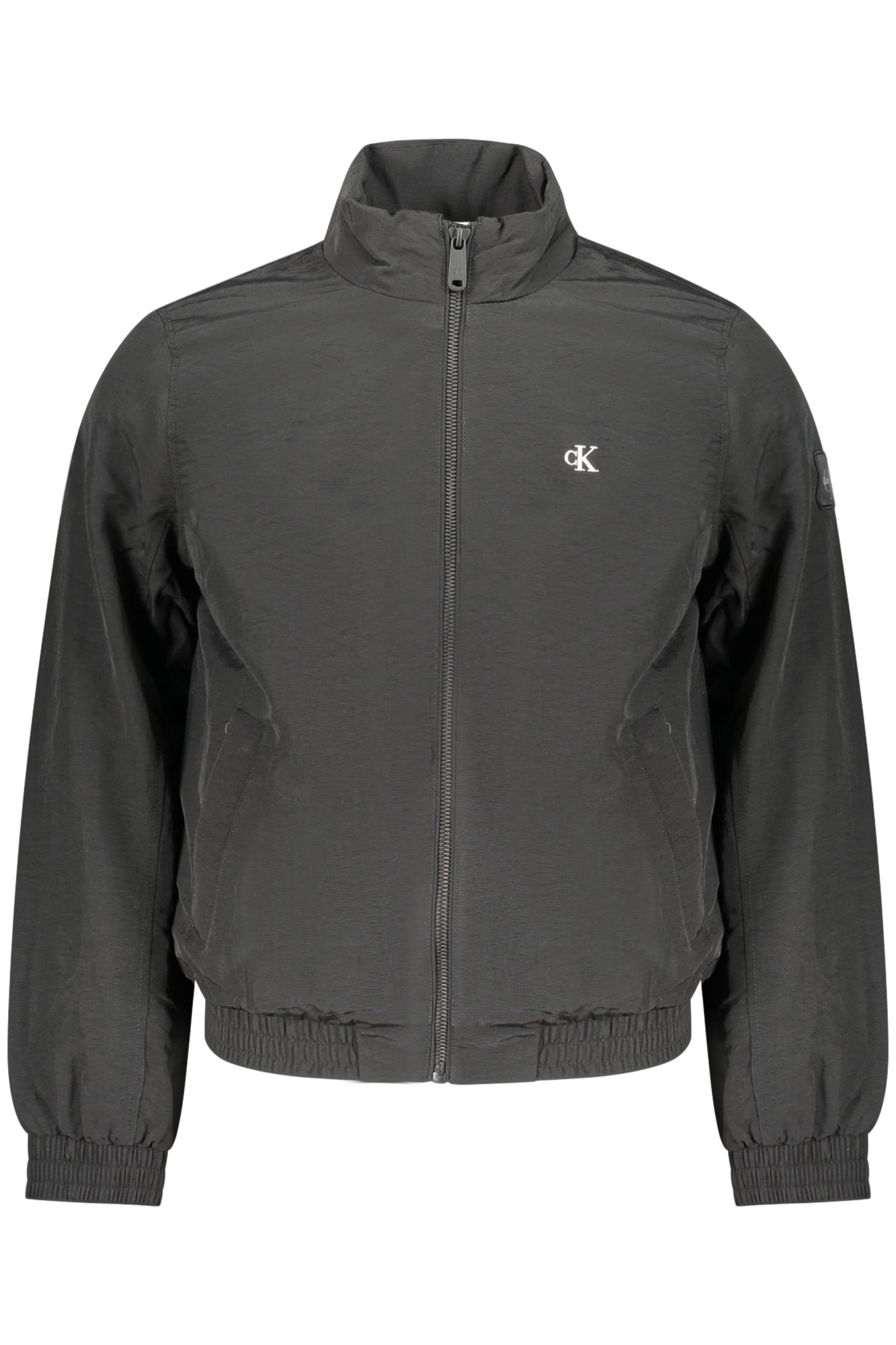 CALVIN KLEIN Herren Jacke – Langärmlige Jacke, mit Taschen Schwarz