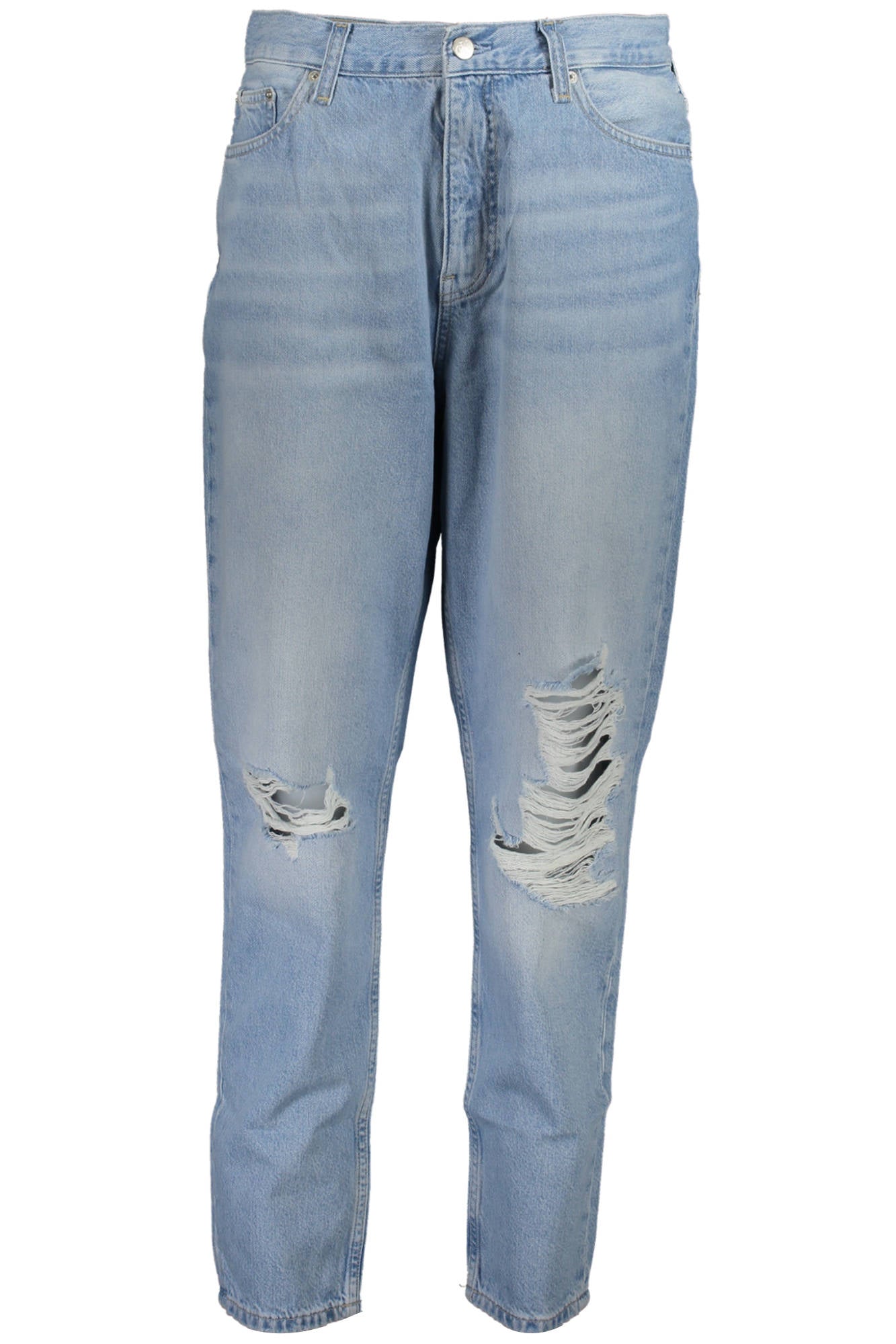 CALVIN KLEIN Jeans Damen Blau – 5-Pocket Denim mit Washed-Effect | soulluna.de Hellblau