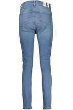 CALVIN KLEIN DAMEN-DENIM-JEANS HELLBLAU