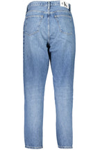 CALVIN KLEIN DAMEN-DENIM-JEANS HELLBLAU