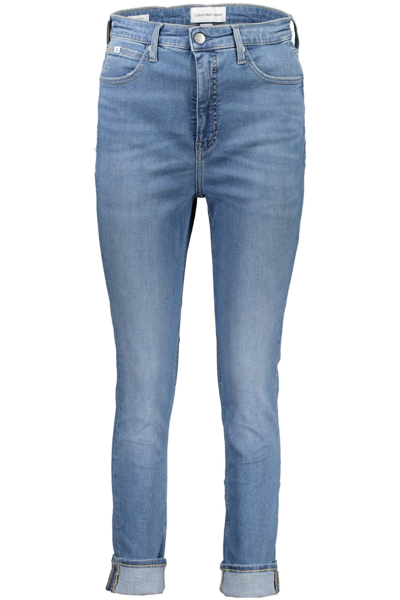 CALVIN KLEIN Damen-Jeans Hellblau – Röhrenjeans mit recycelter Baumwolle | soulluna Hellblau