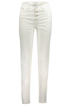 CALVIN KLEIN DAMEN-DENIM-JEANS WEISS