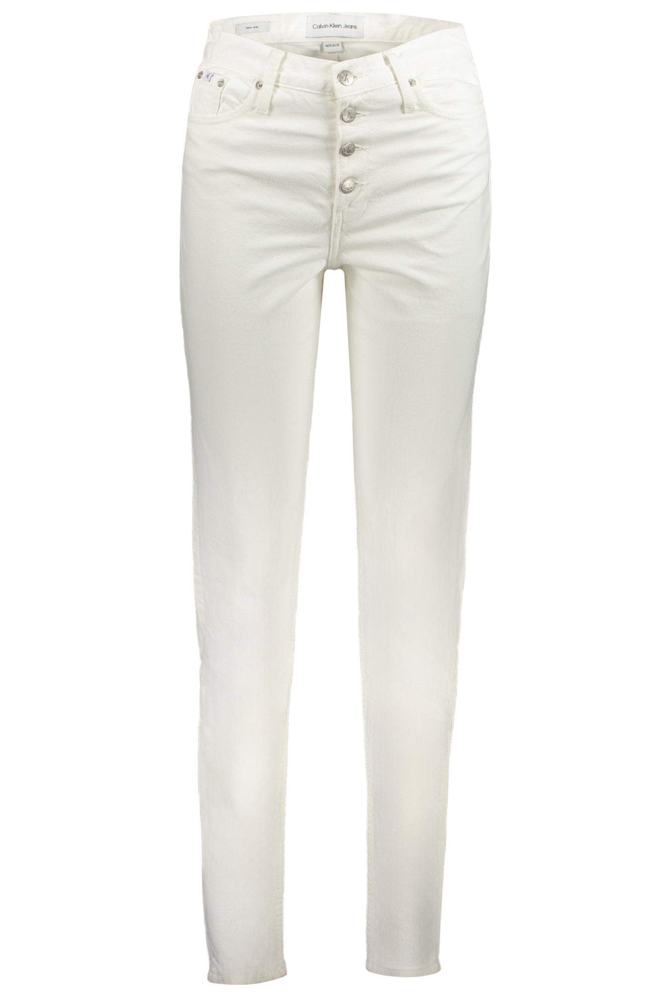 Calvin Klein Damen-Denim-Jeans Weiss Weiß